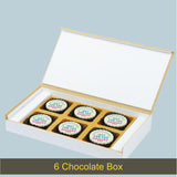 Splash of Colour I Love You Chocolate Gift Box Personalized with Photo (with Printed Chocolates)