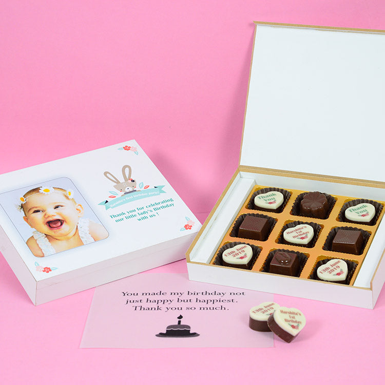Anniversary Return Gifts - 4 Chocolate Box - All Printed Chocolates (M –  CHOCOCRAFT