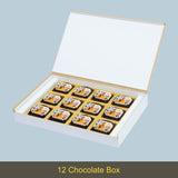 Happy Birthday Gift with Personalised Photo Printed Chocolates