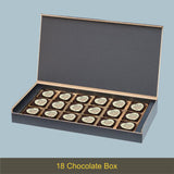 Black and Gold Design Anniversary Gift Box Personalized with Photo (with Printed Chocolates)