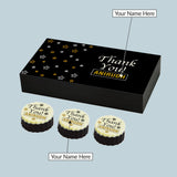 Sparkling Stars Design Thank You Gift Box with Printed Chocolates