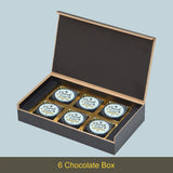 Sparkling Stars Design Thank You Gift Box with Printed Chocolates