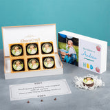 Photo Chocolates in Personalised Birthday Gift Box (with Printed Chocolates)