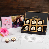 Personalised Chocolate Birthday Gift with Photo (with Printed Chocolates)