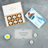 Splash of Colour I Love You Chocolate Gift Box Personalized with Photo (with Printed Chocolates)