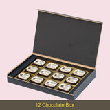 Cute Bow Design Personalised Chocolate Box for Birthday (with Printed Chocolates)