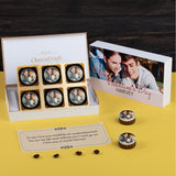 Beautiful Valentine's Day Chocolate Gift Box with Photo on Chocolates (with Printed Chocolates)